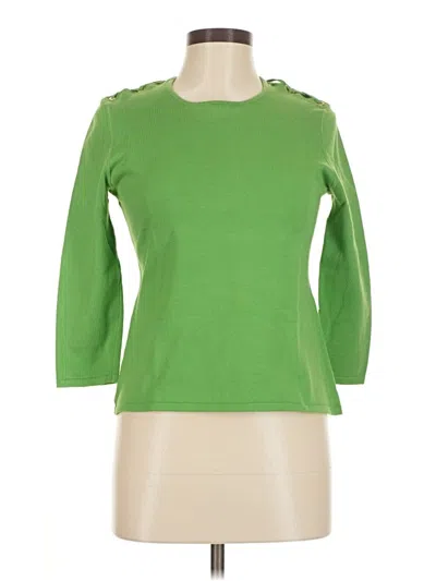 Pre-owned Carlisle 3/4 Sleeve T-shirt In Green