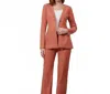 Carlisle Asymmetrical Patio Jacket In Aragon Pink In Multi