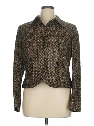 Pre-owned Carlisle Blazer Jacket In Brown