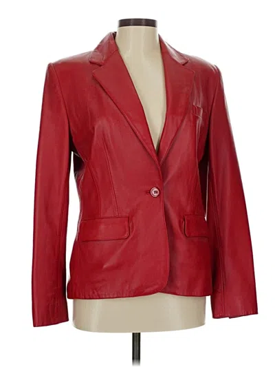 Pre-owned Carlisle Blazer Jacket In Red