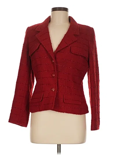 Pre-owned Carlisle Blazer Jacket In Red