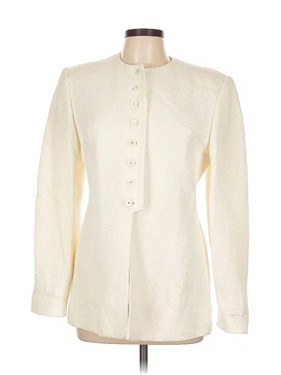 Pre-owned Carlisle Blazer Jacket In White
