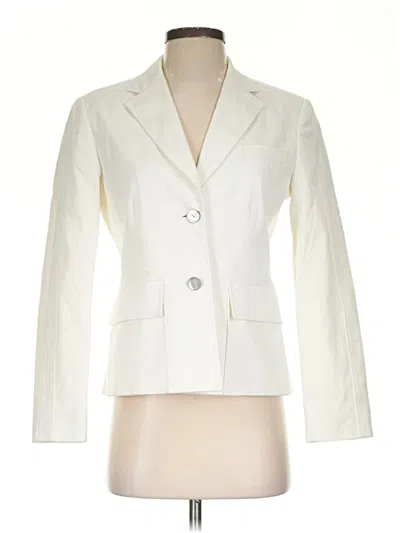 Pre-owned Carlisle Blazer Jacket In White