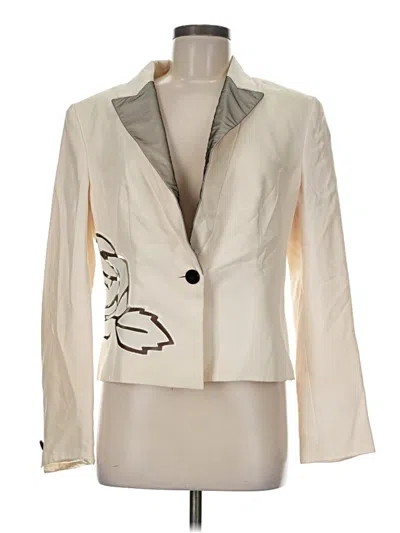 Pre-owned Carlisle Blazer Jacket In White