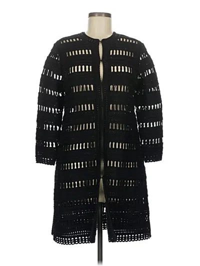 Pre-owned Carlisle Cardigan Sweater In Black
