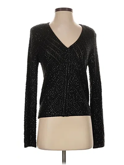 Pre-owned Carlisle Cardigan Sweater In Black