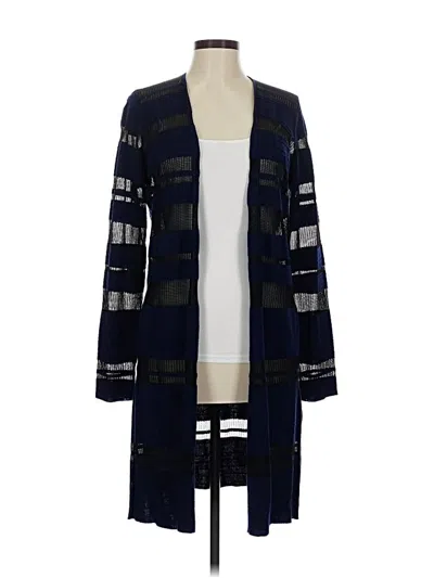 Pre-owned Carlisle Cardigan Sweater In Blue