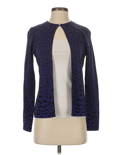 Pre-owned Carlisle Cardigan Sweater In Blue