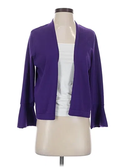 Pre-owned Carlisle Cardigan Sweater In Purple