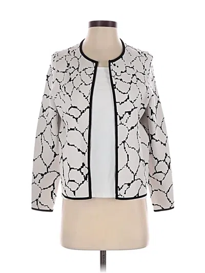 Pre-owned Carlisle Cardigan Sweater In Silver