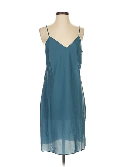 Pre-owned Carlisle Casual Dress In Blue