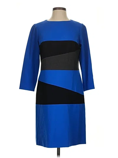 Pre-owned Carlisle Casual Dress In Blue