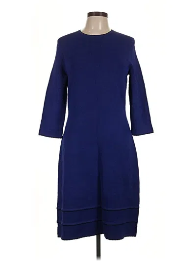 Pre-owned Carlisle Casual Dress In Blue
