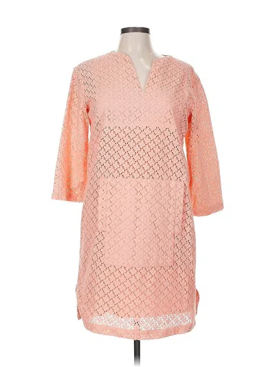 Pre-owned Carlisle Casual Dress In Orange
