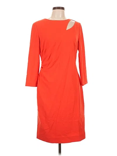 Pre-owned Carlisle Casual Dress In Orange