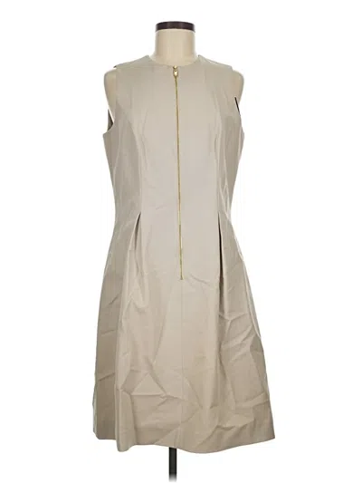 Pre-owned Carlisle Casual Dress In Tan