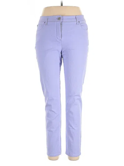 Pre-owned Carlisle Casual Pants In Blue