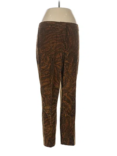 Pre-owned Carlisle Casual Pants In Brown