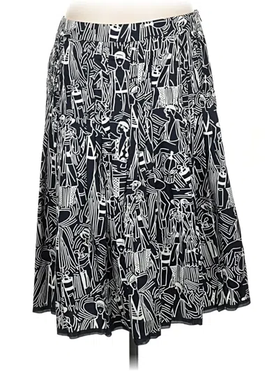Pre-owned Carlisle Casual Skirt In Black