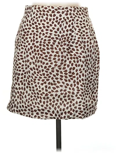Pre-owned Carlisle Casual Skirt In Brown