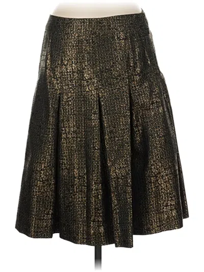 Pre-owned Carlisle Casual Skirt In Gold