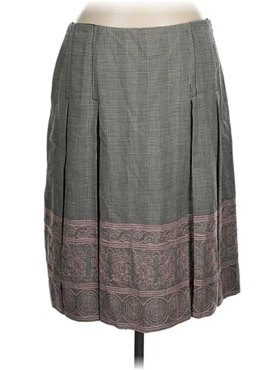 Pre-owned Carlisle Casual Skirt In Gray