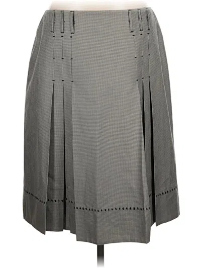 Pre-owned Carlisle Casual Skirt In Gray