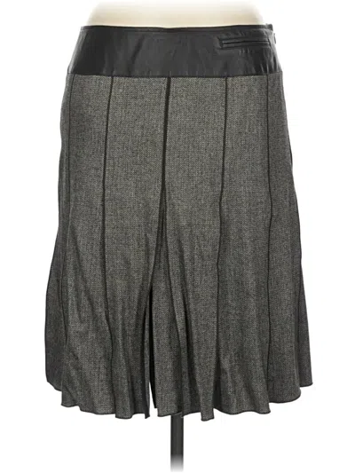 Pre-owned Carlisle Casual Skirt In Gray
