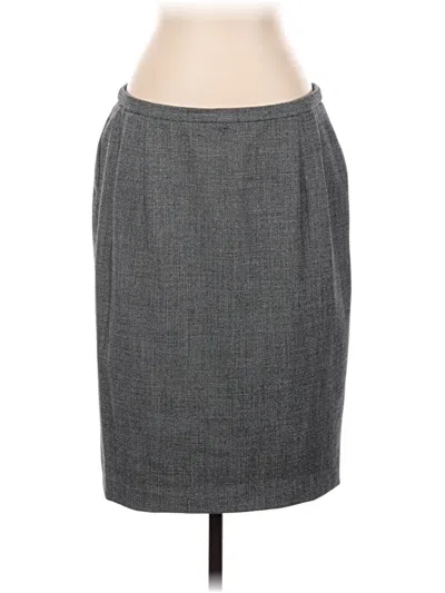 Pre-owned Carlisle Casual Skirt In Gray