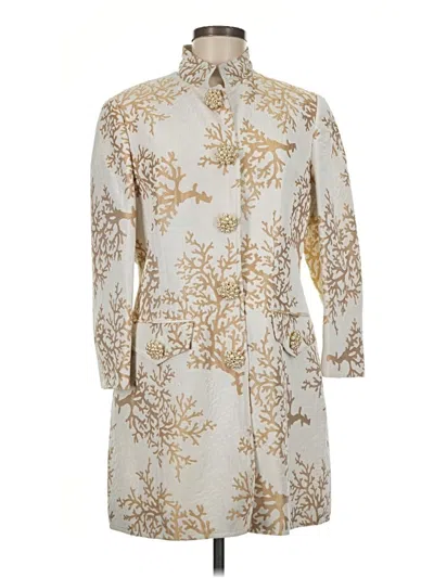 Pre-owned Carlisle Coat In Gold