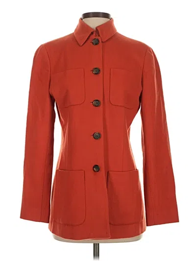 Pre-owned Carlisle Coat In Orange