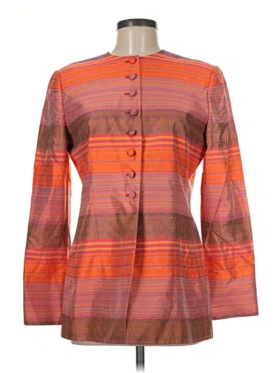 Pre-owned Carlisle Coat In Orange
