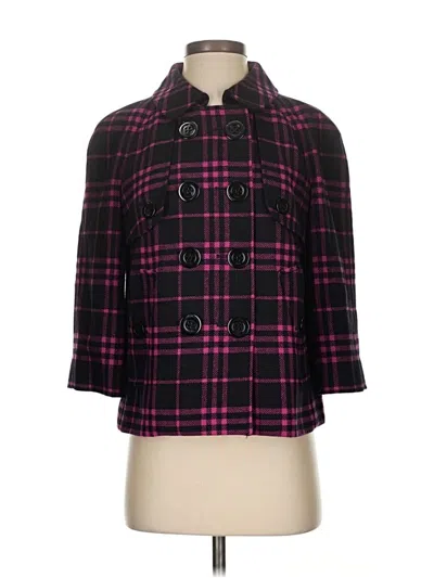 Pre-owned Carlisle Coat In Purple