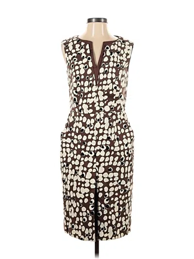 Pre-owned Carlisle Cocktail Dress In Brown