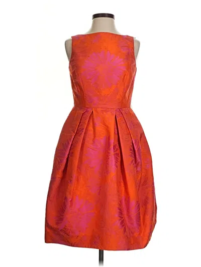 Pre-owned Carlisle Cocktail Dress In Orange