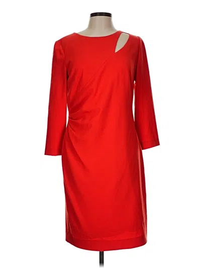 Pre-owned Carlisle Cocktail Dress In Red