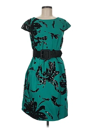 Pre-owned Carlisle Cocktail Dress In Teal