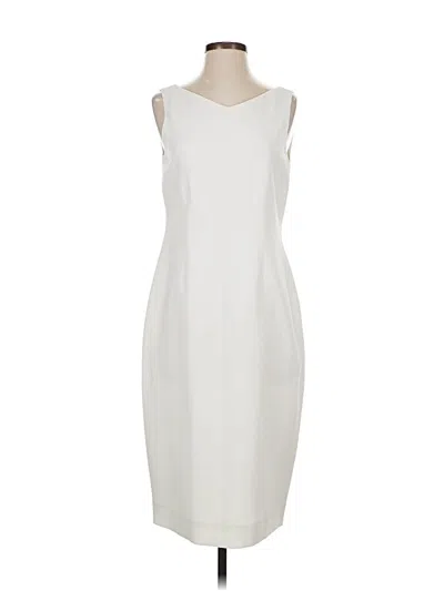 Pre-owned Carlisle Cocktail Dress In White