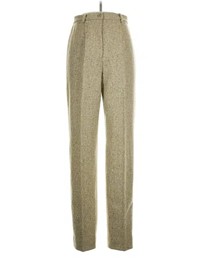 Pre-owned Carlisle Dress Pants In Gold