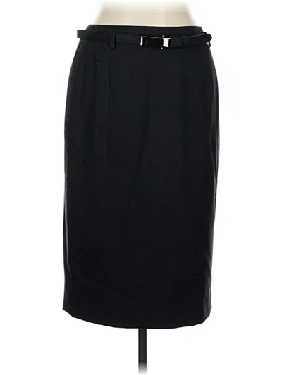 Pre-owned Carlisle Formal Skirt In Black