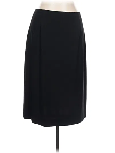 Pre-owned Carlisle Formal Skirt In Black