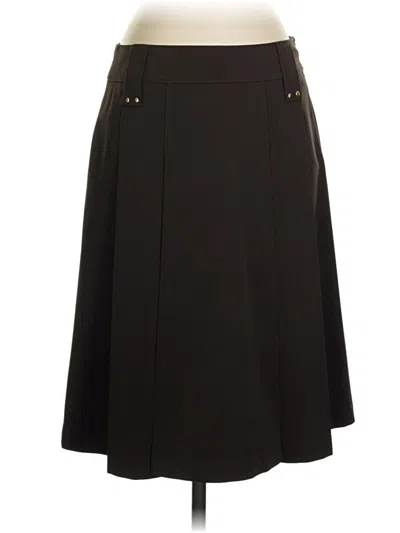 Pre-owned Carlisle Formal Skirt In Black