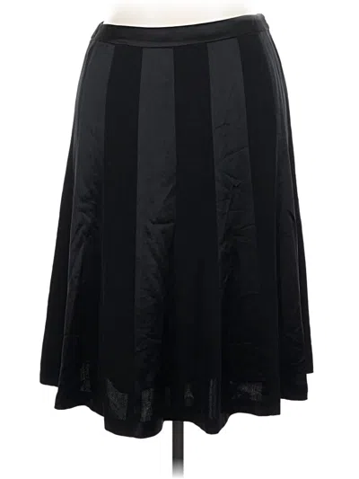 Pre-owned Carlisle Formal Skirt In Black