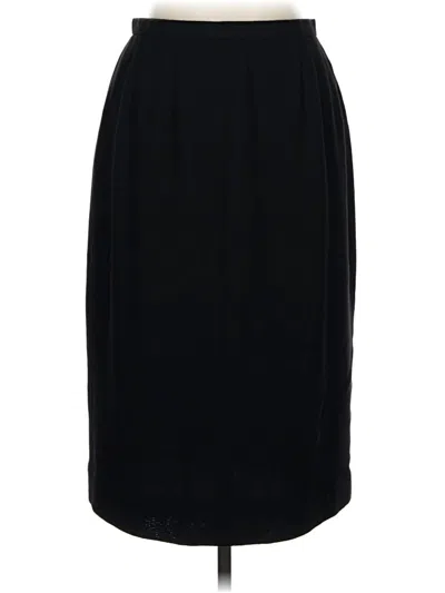 Pre-owned Carlisle Formal Skirt In Black