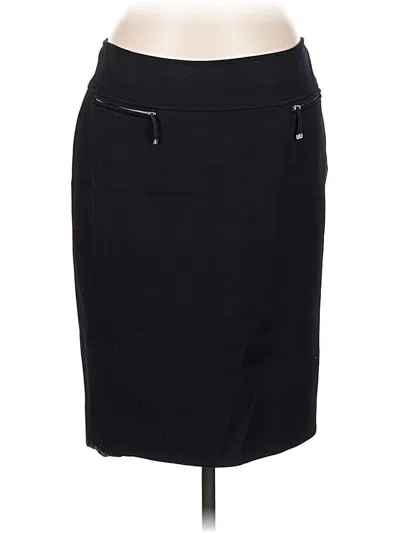 Pre-owned Carlisle Formal Skirt In Black