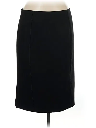 Pre-owned Carlisle Formal Skirt In Black