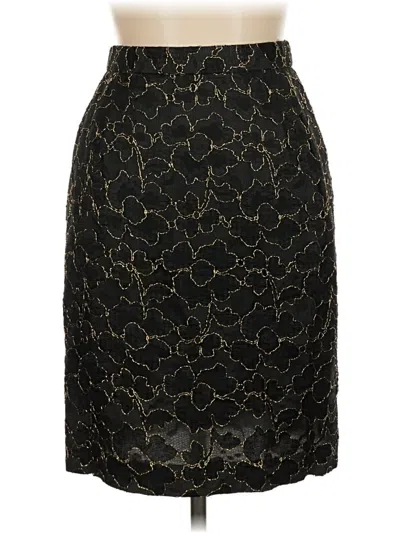 Pre-owned Carlisle Formal Skirt In Black