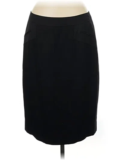 Pre-owned Carlisle Formal Skirt In Black