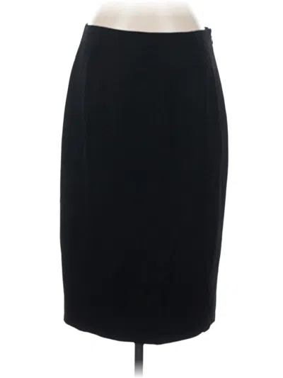 Pre-owned Carlisle Formal Skirt In Black