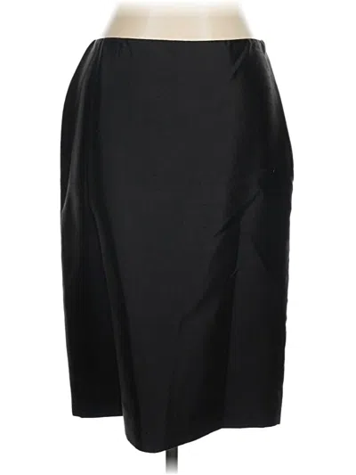 Pre-owned Carlisle Formal Skirt In Black